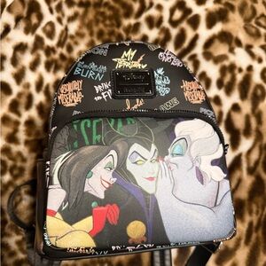Loungefly Villains Black Mini Backpack